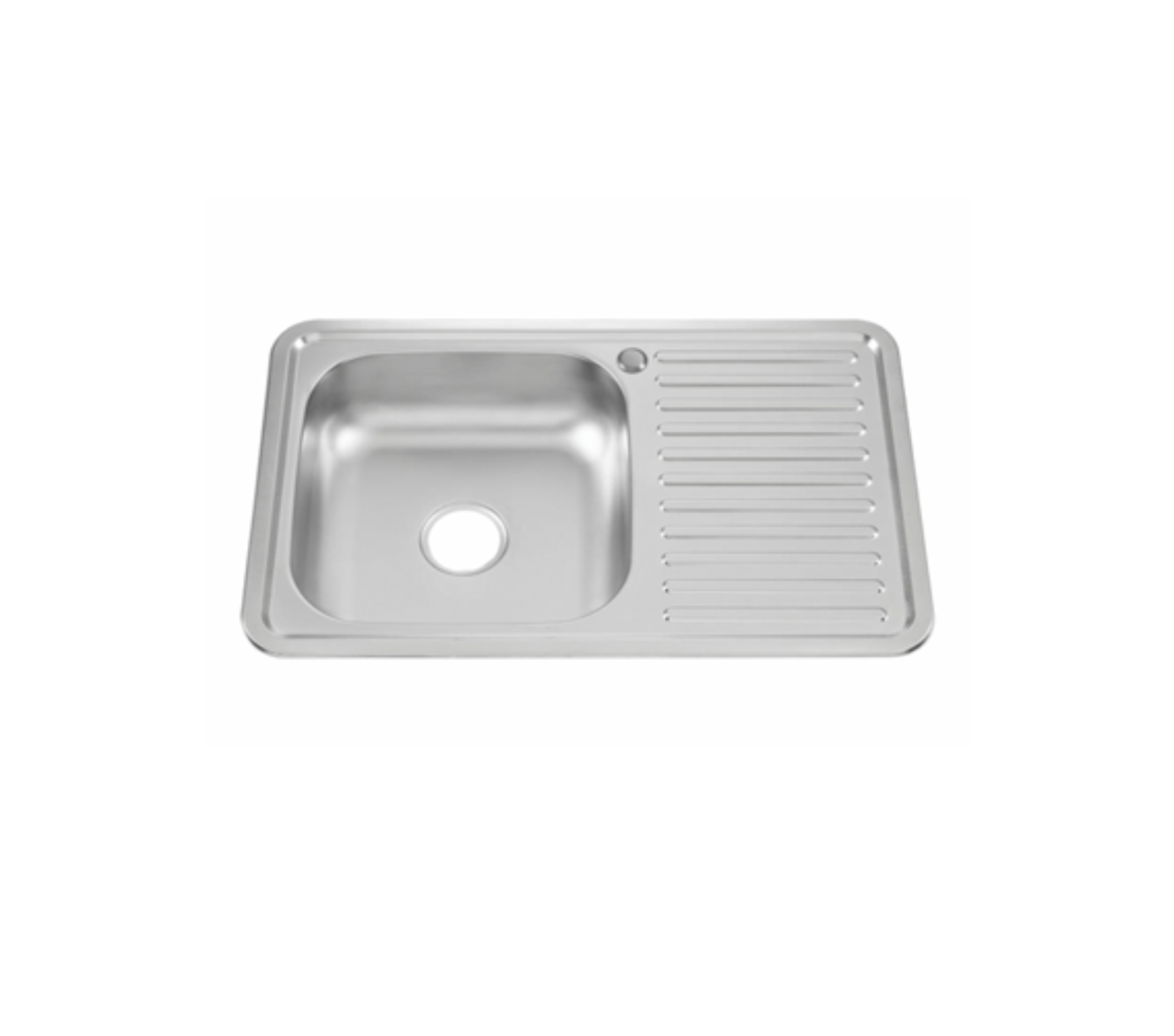 Insert Type Single Bowl Kitchen Sink with Drainer