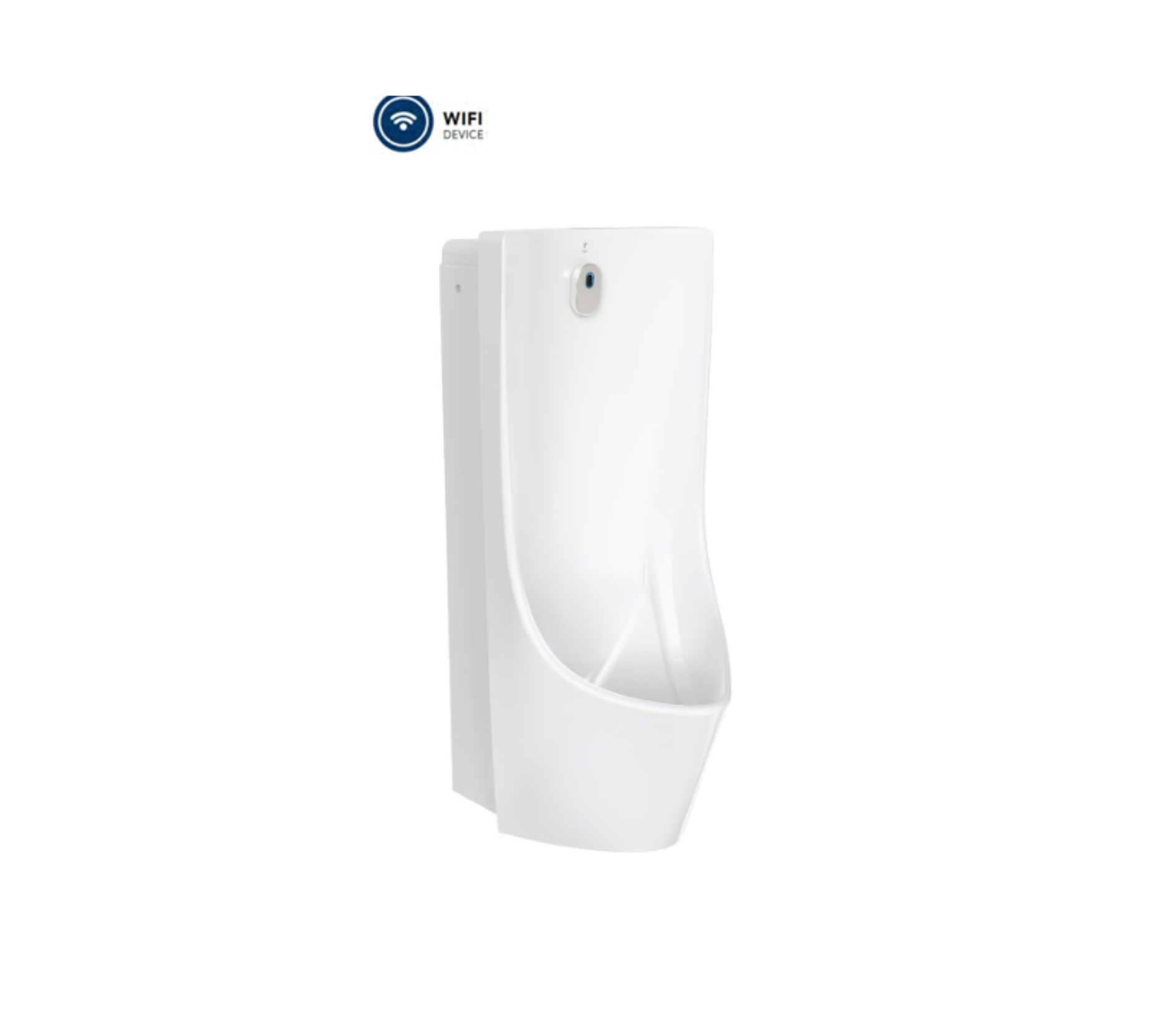 IoT - Enabled Integrated Sensor Urinal c/w Urine Detector & Overflow Sensor