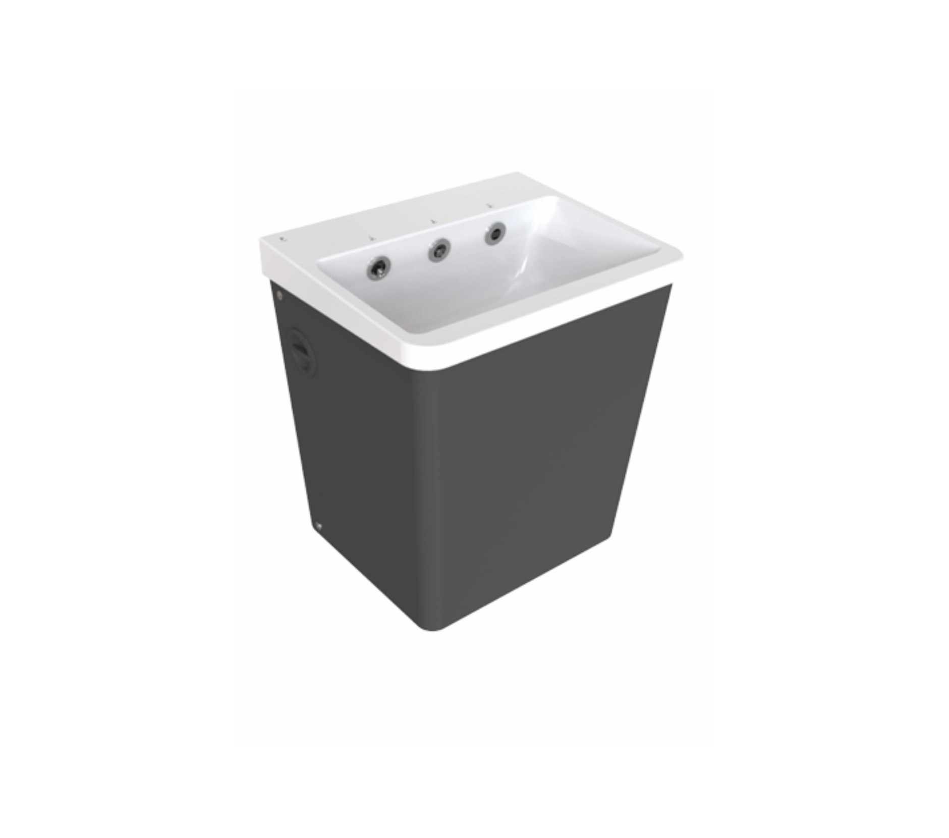 Trinity 3 in 1 Multi-Fuction Wall Hung Lavatory (Integrated Tap, Soap Dispenser & Hand Dryer)