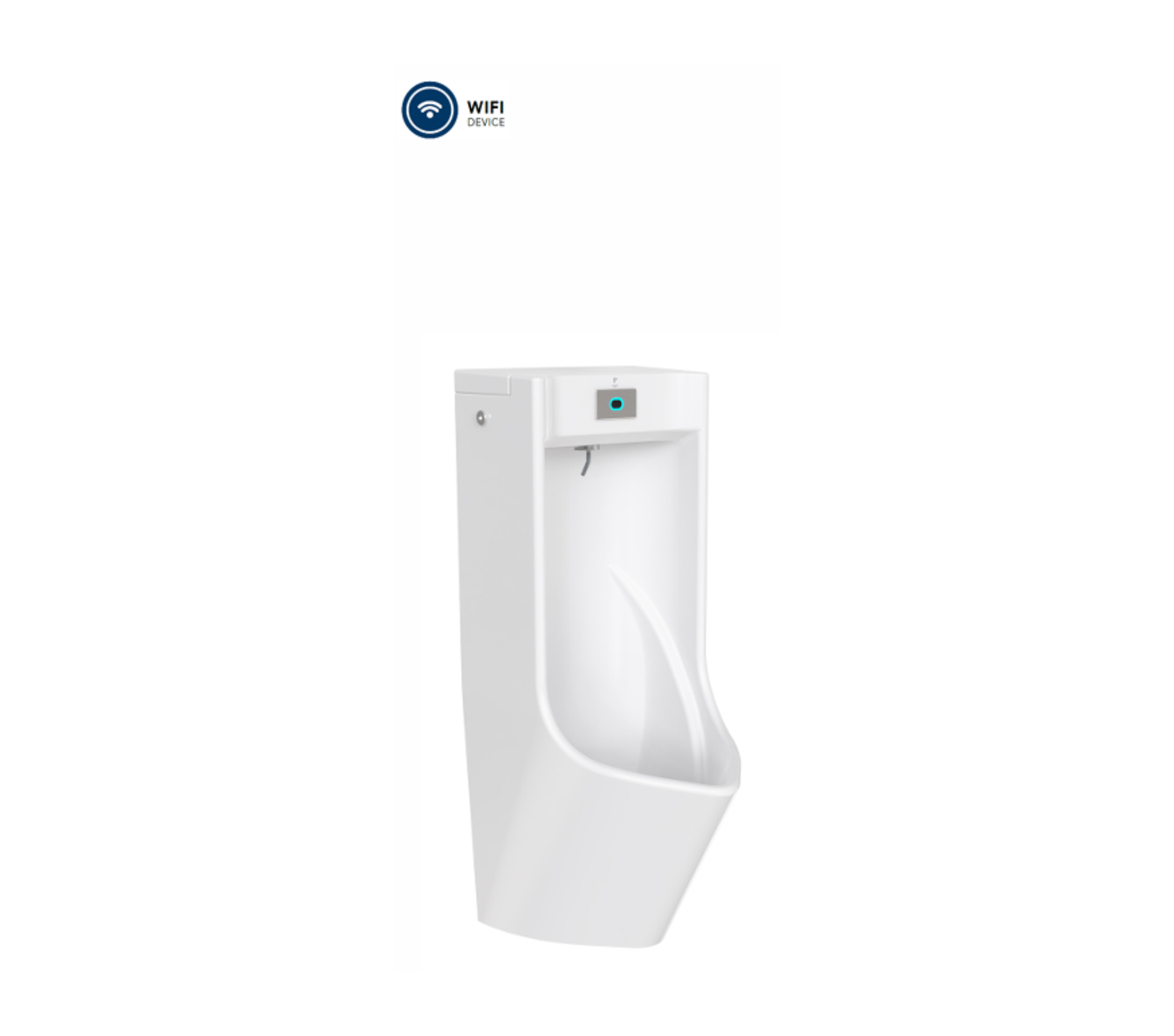 Iot-Enabled Wall Hung Urinal Intergrated Sensor W/ Nozzle Spray