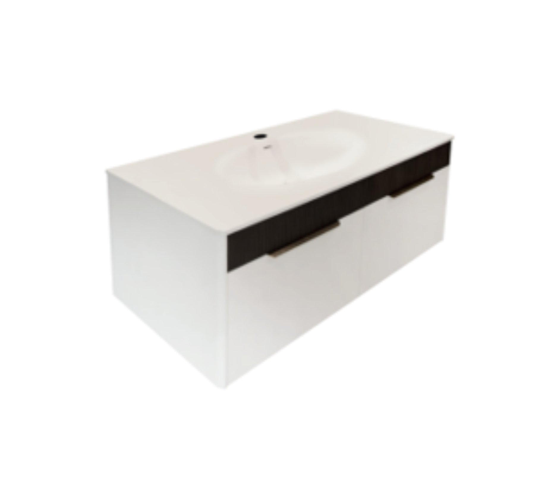 Bathroom Cabinet With Double Drawer Only - Door Pull Out Type