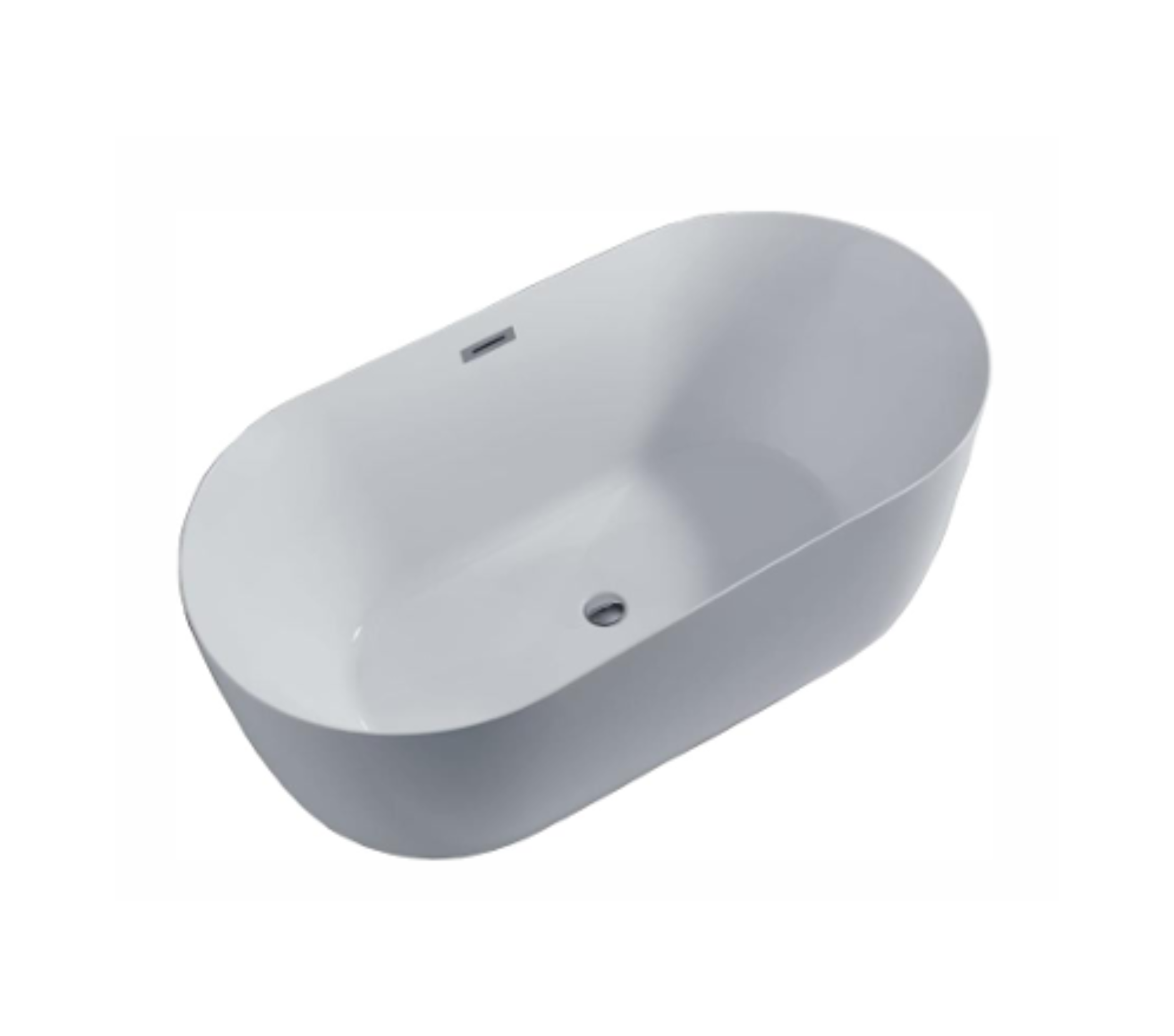 Free Standing Bathtub c/w Waste Pipe & Bracket