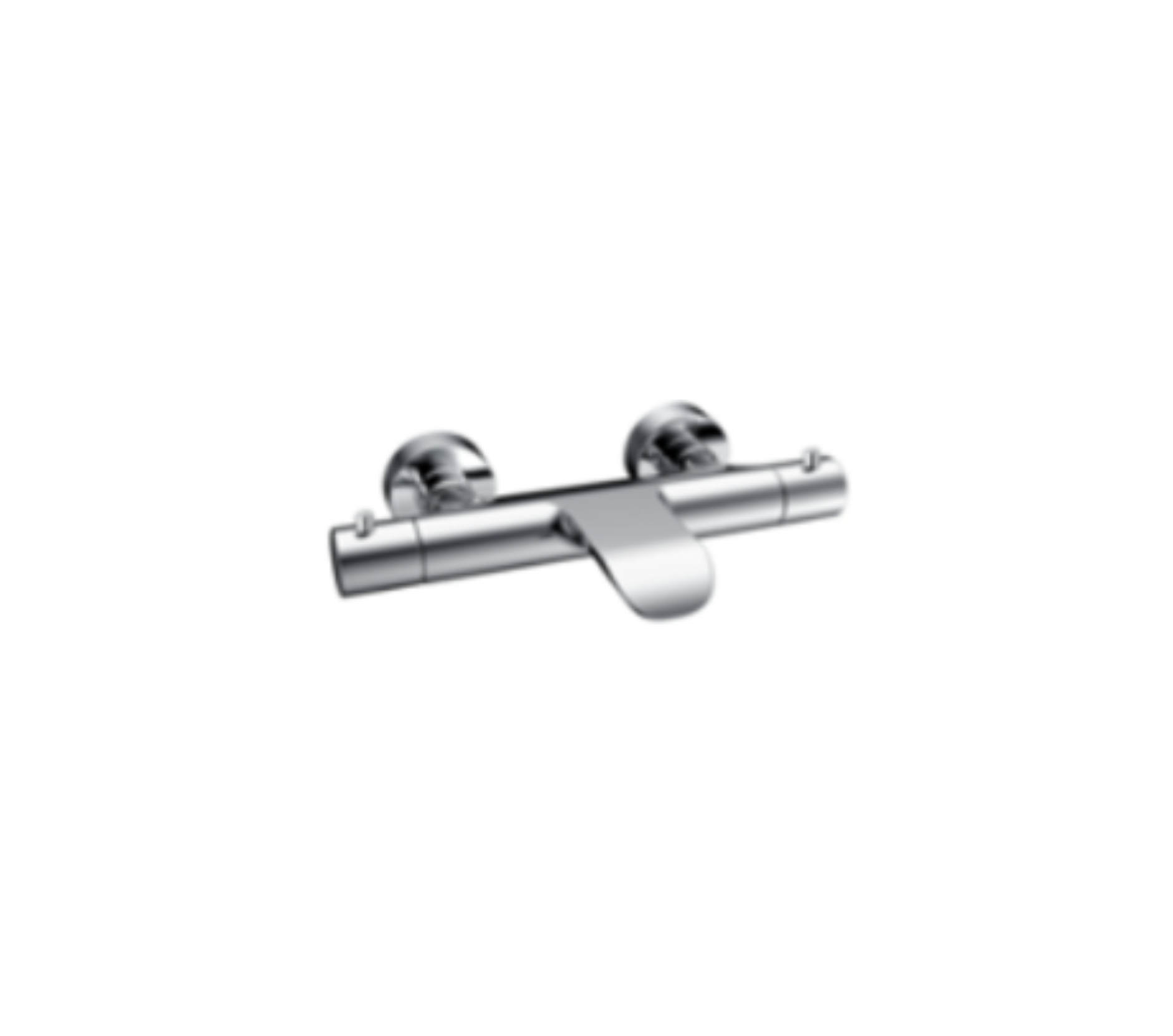 Exposed Thermostatic Shower Mixer with 2 Functions