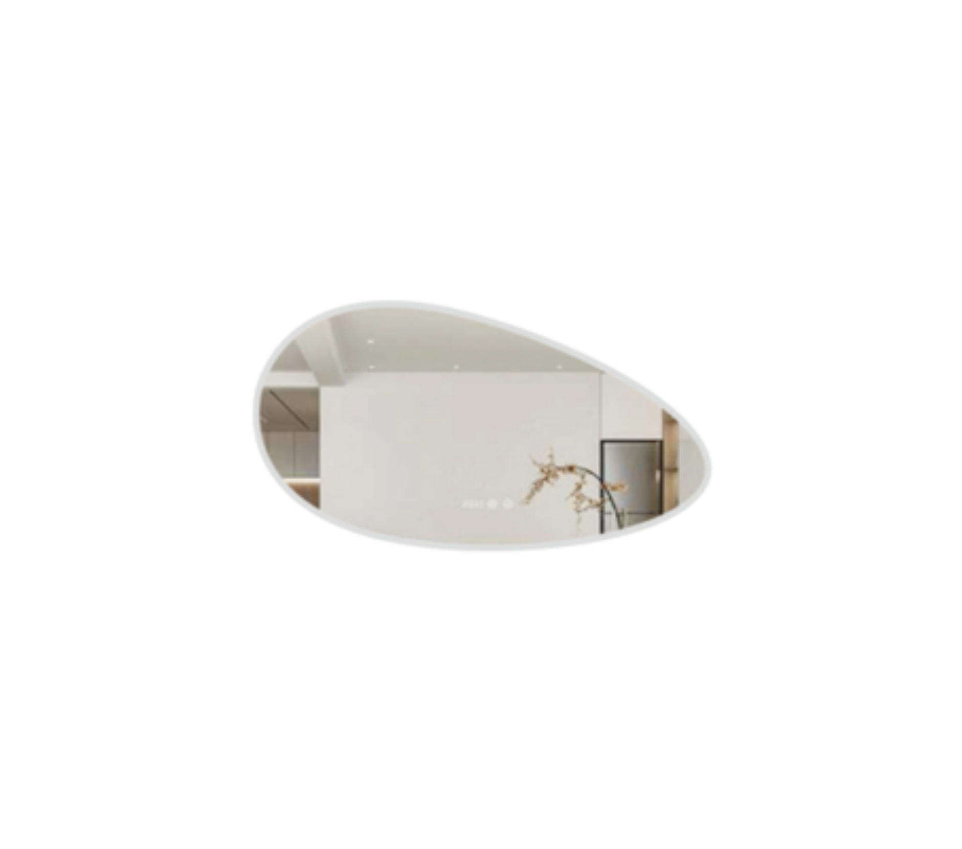 Wall-Mounted LED Mirror