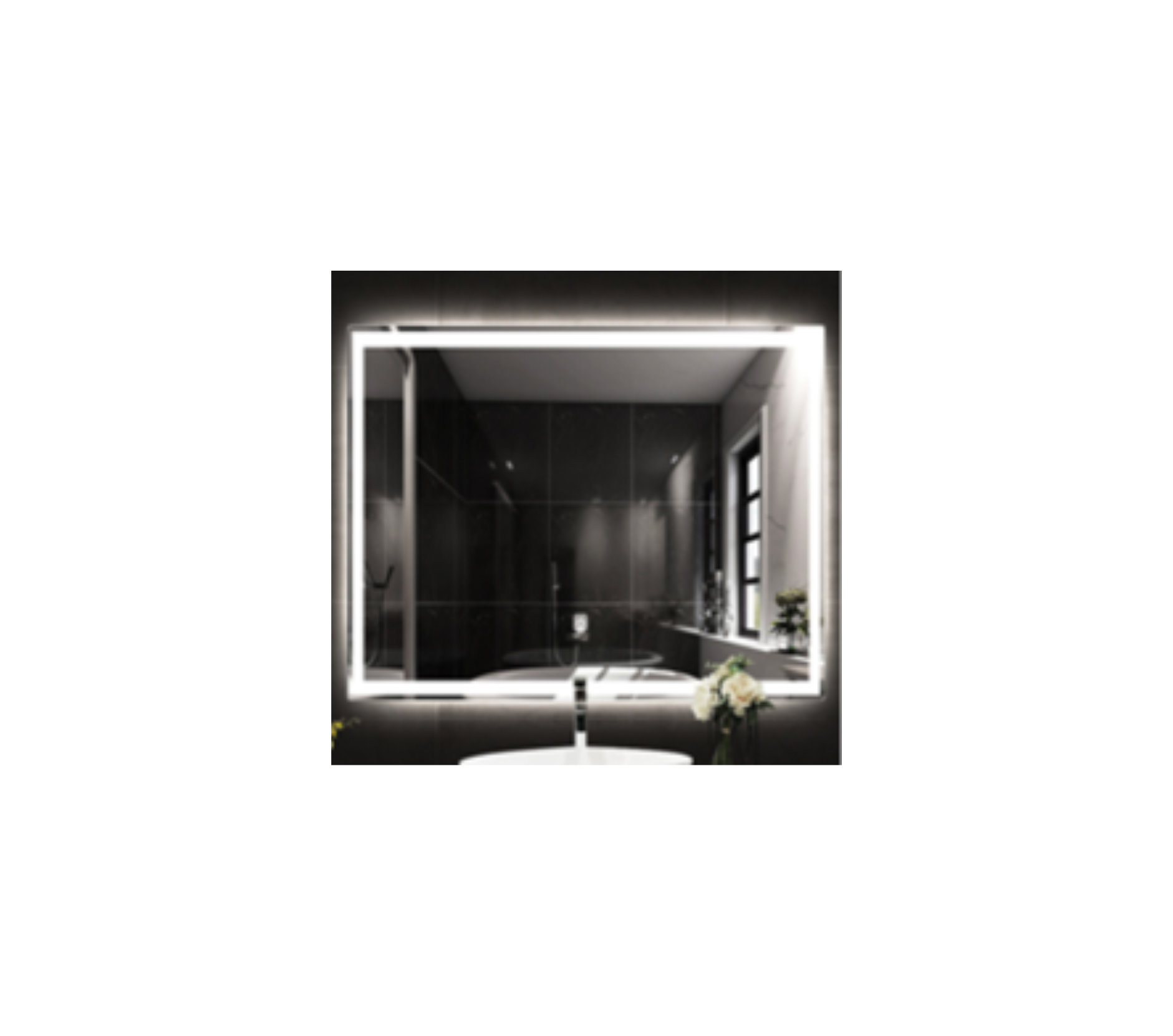 Wall Mounted LED Mirror