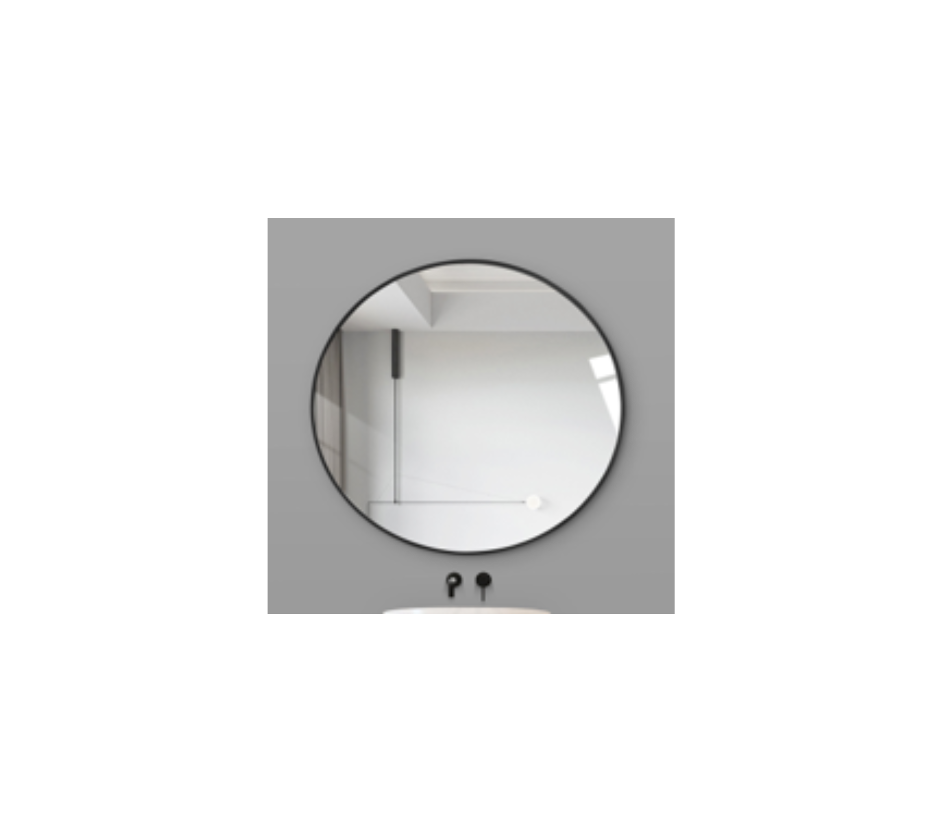 Wall-Mounted Mirror Only