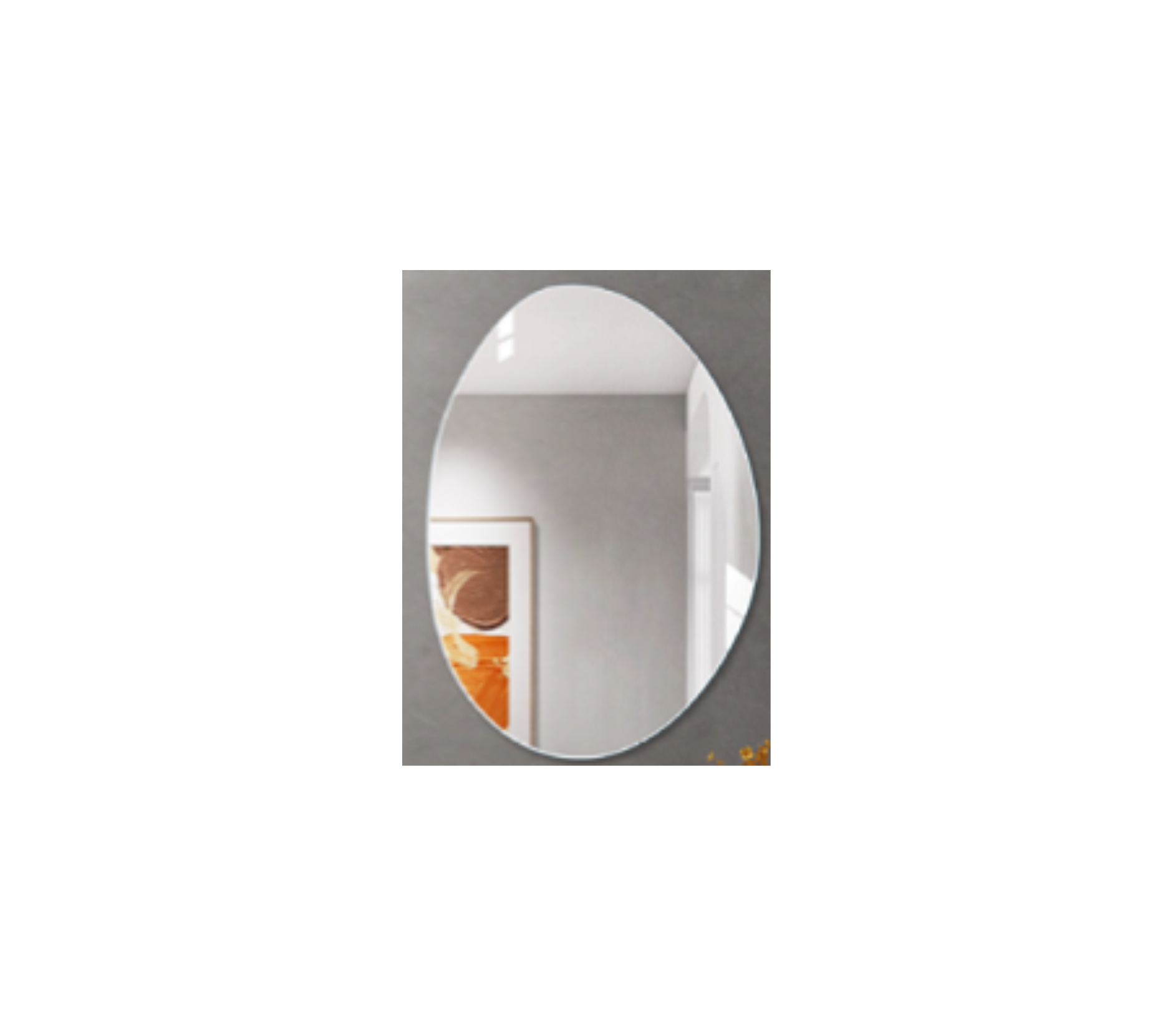 Wall-Mounted Mirror Only