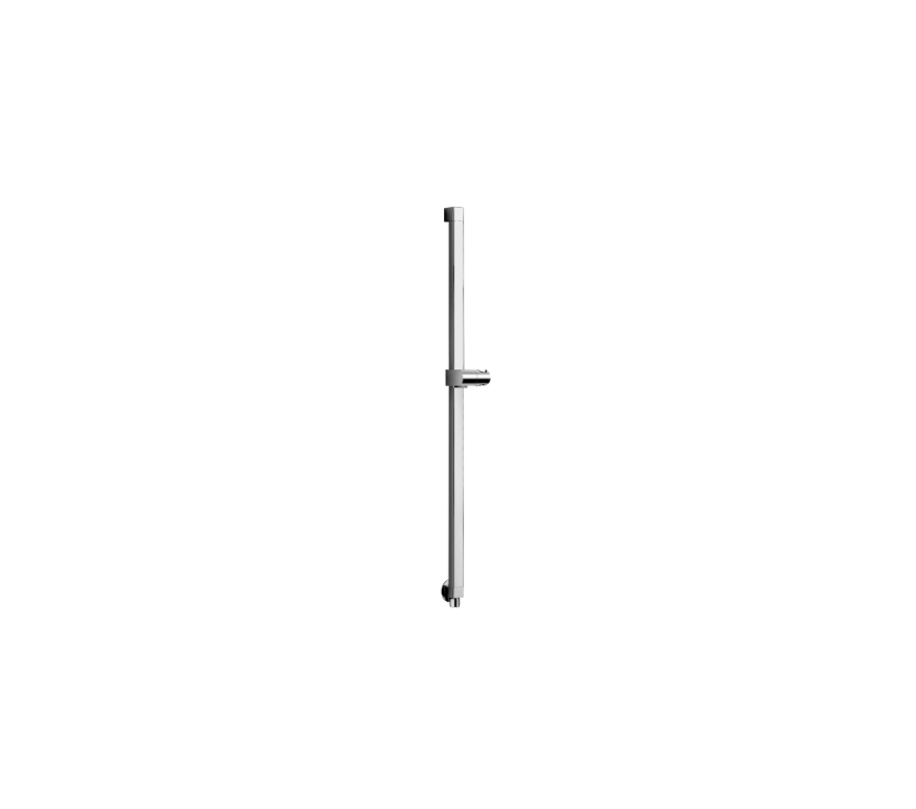 Square Shower Sliding Rail W/ Shower Union