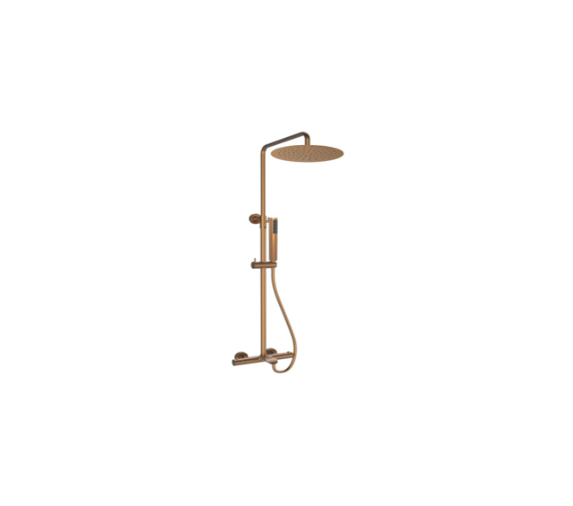 ROUND EXPOSED THERMOSTATIC 3 IN 1 SHOWER SET