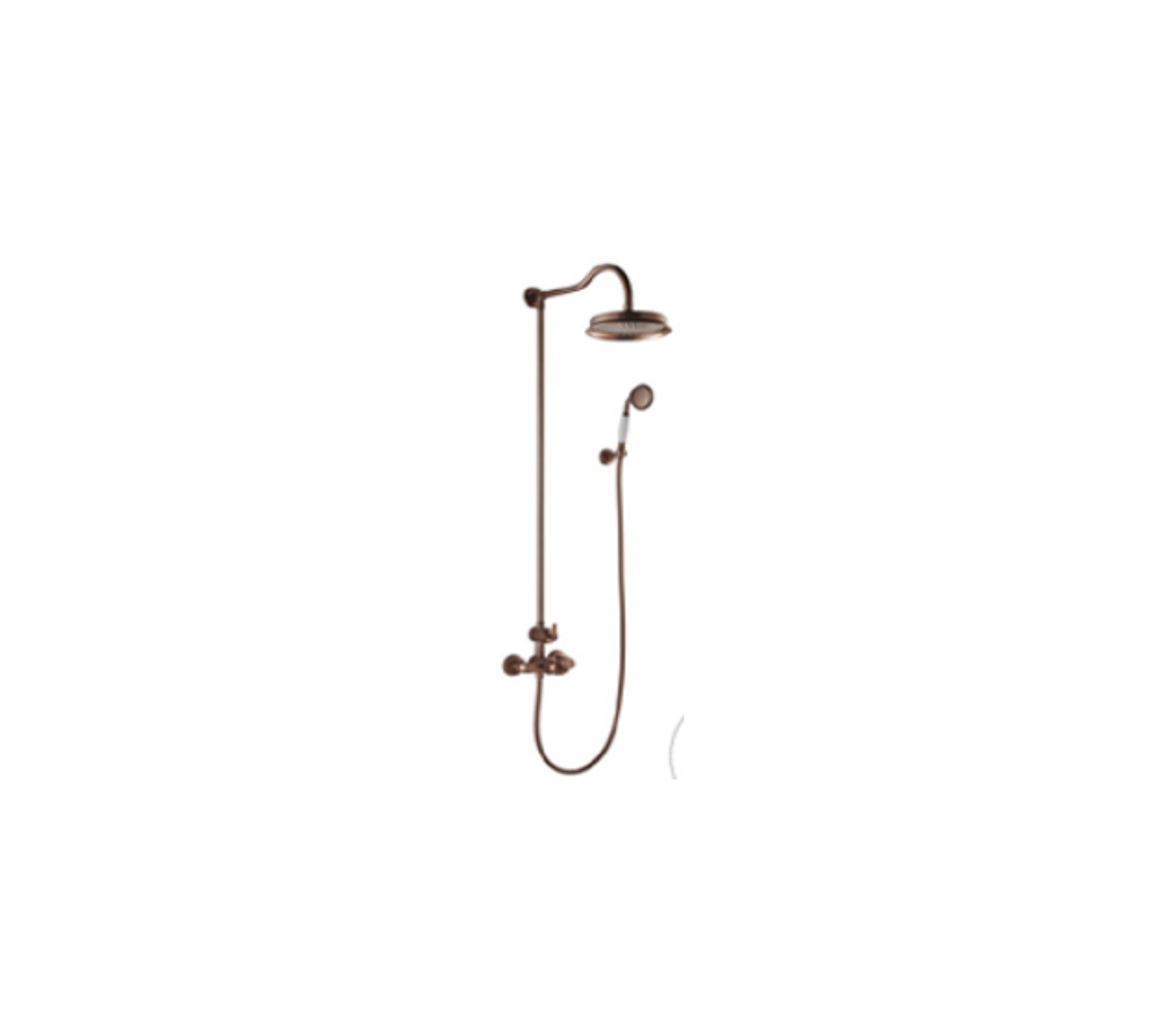 EXPOSED THERMOSTATIC 2 IN 1 SHOWER SET